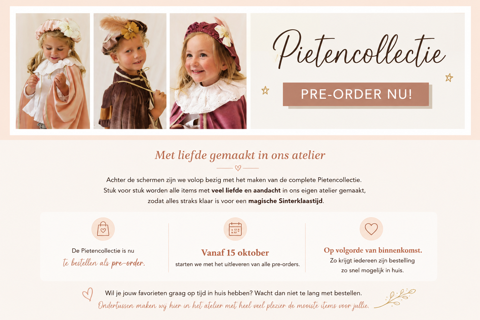 pre-order nu de leukste items voor sinterklaas!